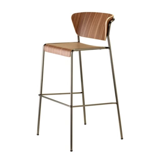 lisa wood bar stool by S•CAB Italy