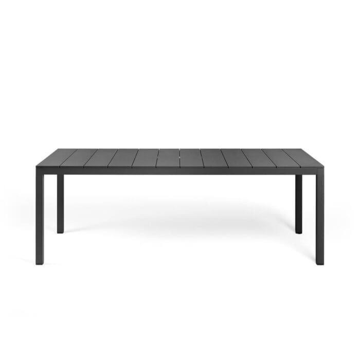 RIO ALU 210 Fix Outdoor Dining Table by Nardi Italy.
