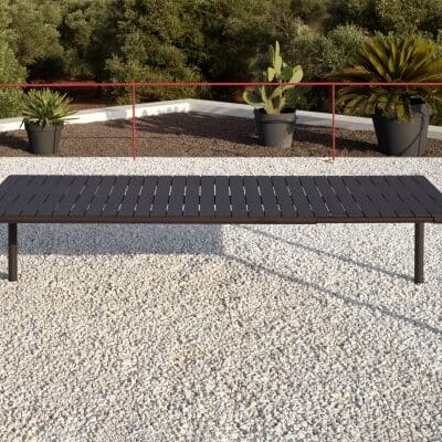 Tevere Extending Outdoor Dining Table by Nardi Italy